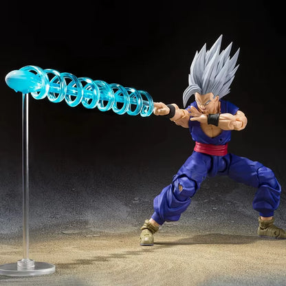 Dragon Ball Super SHF Son Gohan Beast Action Figure - PVC Collectible Model, Movable Saiyan Figurine for Anime Enthusiasts and Gift Giving