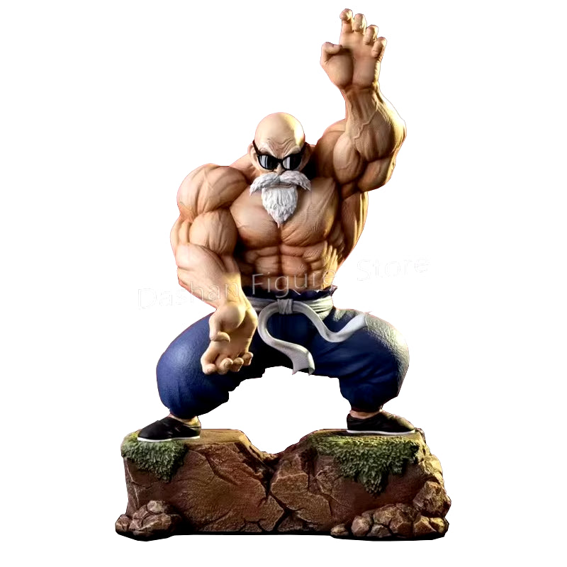 24Cm Anime Dragon Ball Master Roshi Figures Broli Action Figure Statue Collection GK Broly Kame Sennin Figurine Model Toys Gifts