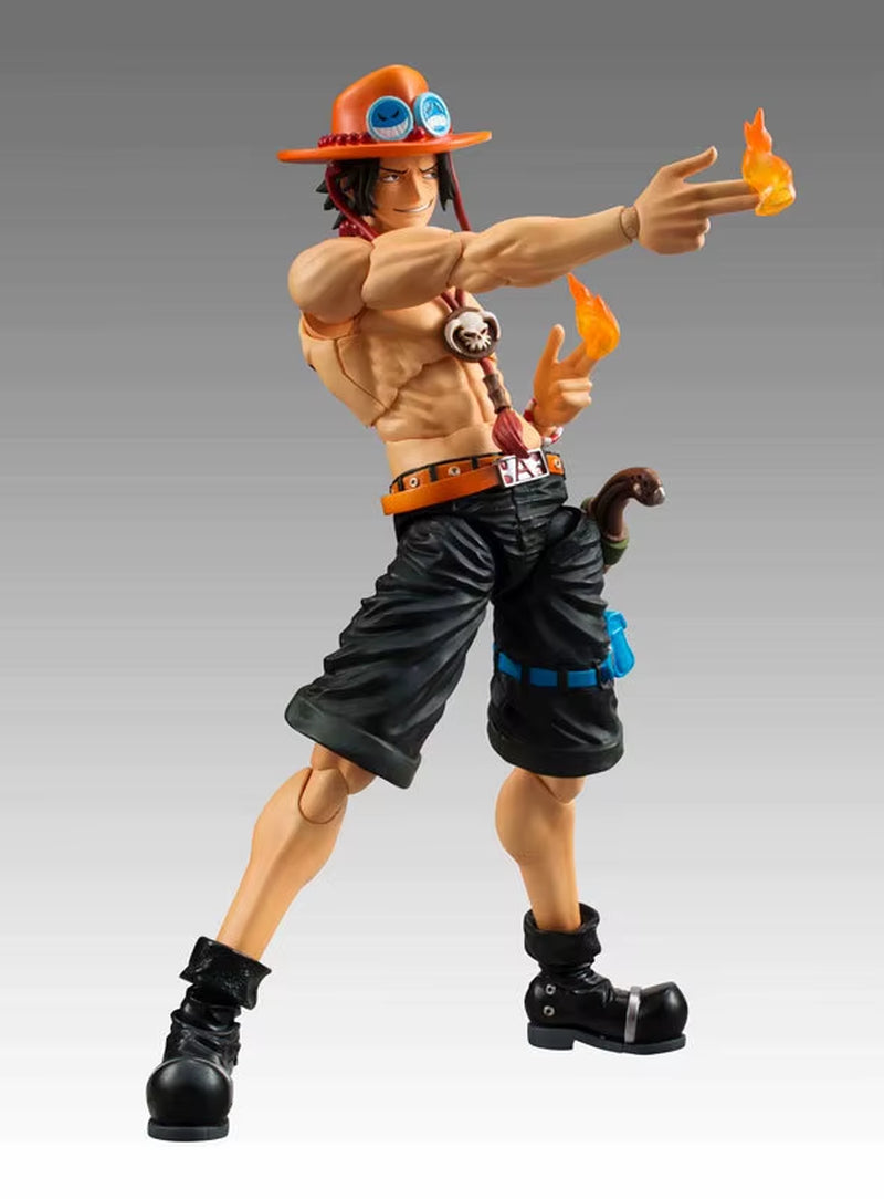 Anime One Piece 18Cm BJD Joints Moveable ACE PVC Action Figure Collection Model Toys