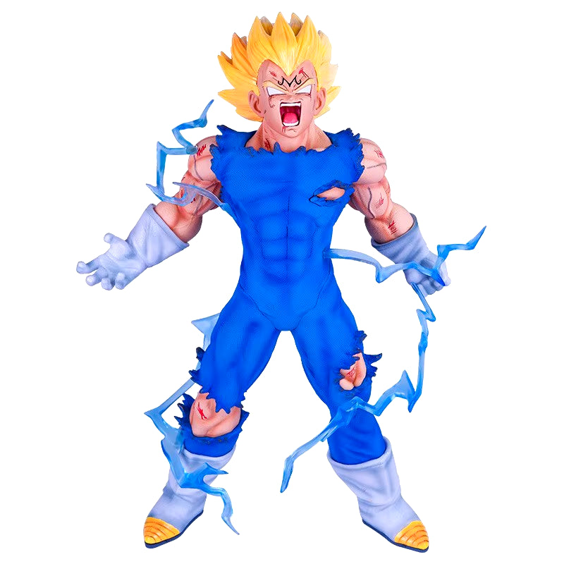 27Cm Dragon Ball Self Destructing Vegeta Demonized Vegeta Action Figurin Model Pvc Statue Doll Statue Model Collection Toys Gift