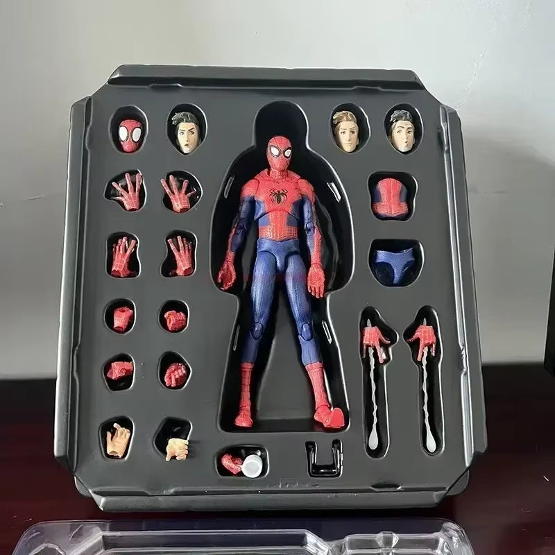 2024 Spiderman Gwen Peter Action Figure Anime Spider-Verse Collection Sentinel Miles Morales Figures Christmas Toys Gifts