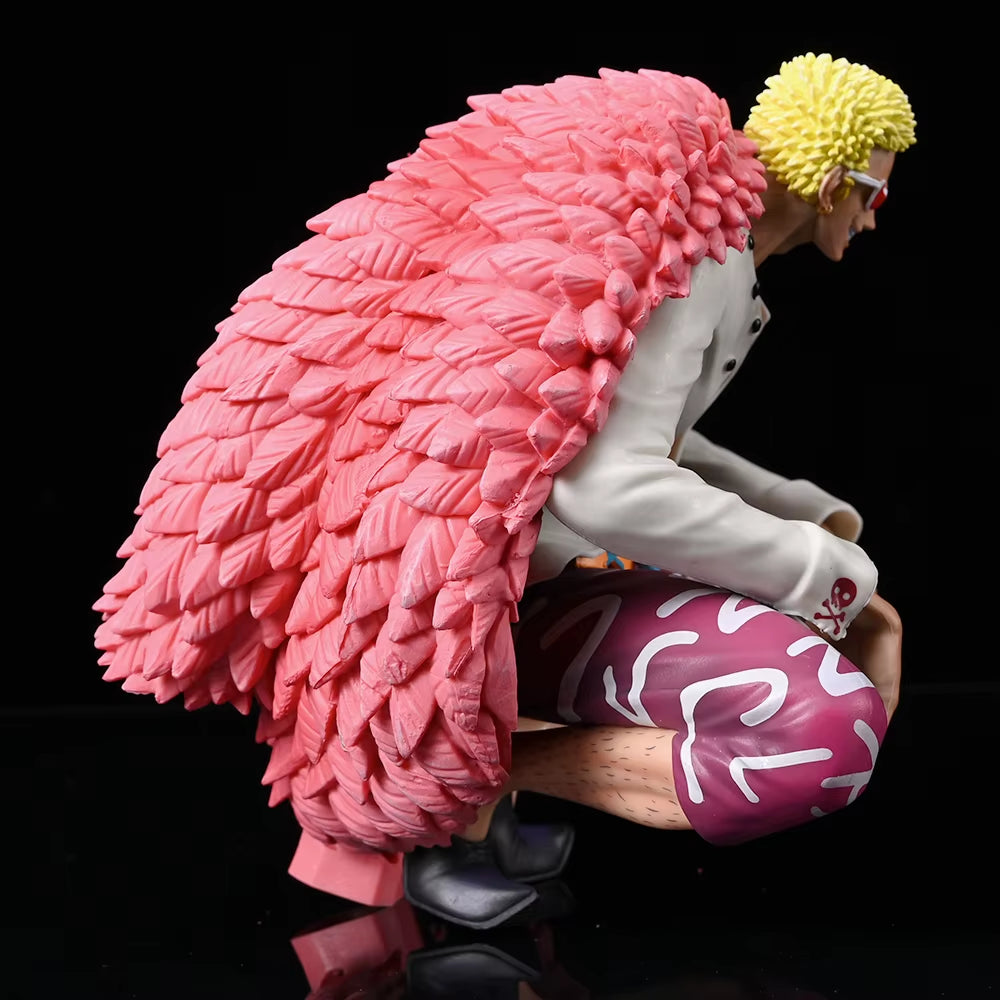 New 16Cm One Piece Anime Figure Donquixote Doflamingo Anime Action Figure 33Cm PVC Collection Model Doll Gifts Toys Decoration