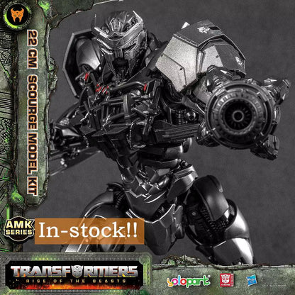 AMK SERIES Transformers Toy Movie 7: Rise of the Beasts - 22Cm Scourge Model Kit Action Figures for Boys Girls