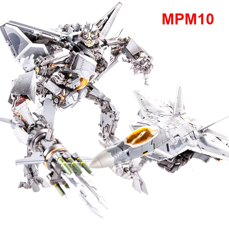 28CM Transformation Movie MPM10 MPM-10 KO Starscream Air Force Red Spider SS Zoom Plane PVC Action Figure Model Robot Toy