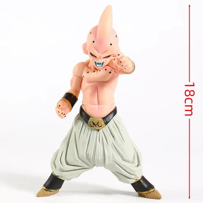 18Cm Anime Dragon Ball Action Figures Super Saiyan One Figures Buu PVC Model Toys Car Decoration Collection Toys for Kids Gifts