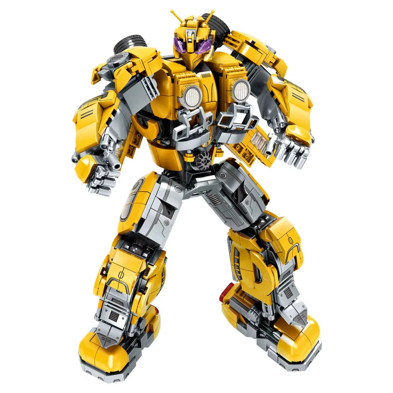 Bee 2 in 1 Transform Robot Building Blocks MOC Sets Bricks DIY Toys Cars Christmas Gifts for Kids Children Boys Technical