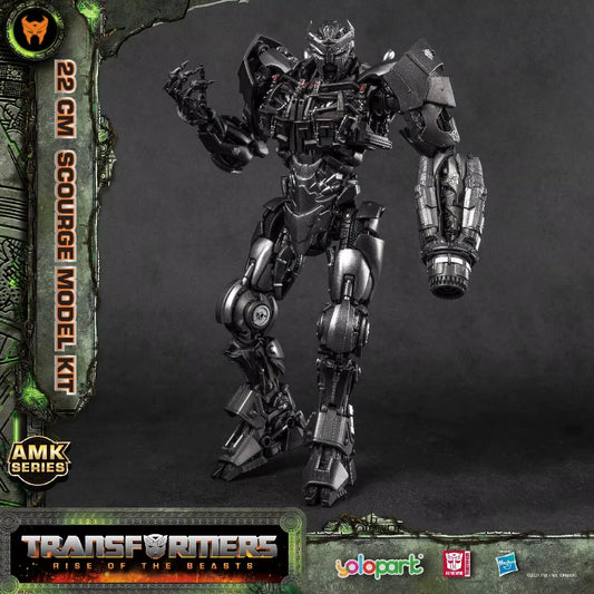 22Cm Scourge 18Cm Cheetor AMK SERIES Transformers Movie 7: Rise of the Beasts Model Kit Toys Model Figures Studio