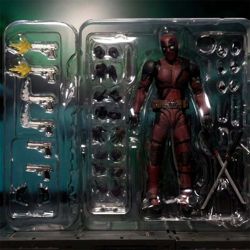 Deadpool Action Figure Deadpool & Wolverine Shfiguarts Joint Movable New Mutants Wilson Comics SHF Model Movie Toy for Kids Gift