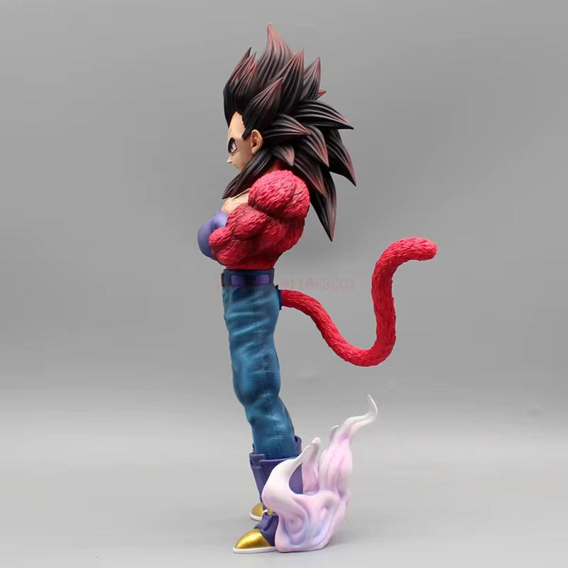 Dragon Ball Gk Violent Bear Super Four Vegeta Goku Pvc Figure Model Anime Peripheral Doll Toy Table Decoration Creative Gift