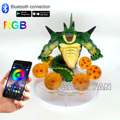 Anime  Z Shenron Lamp Super Saiyan Goku Action Figure  Shenlong Model Light Base Collection Gift