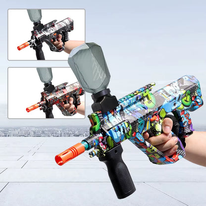 High-Speed AUG Electric Ball Blaster - Fun for Kids and Adults, Outdoor Game Parties （Excluding Water Bombs)