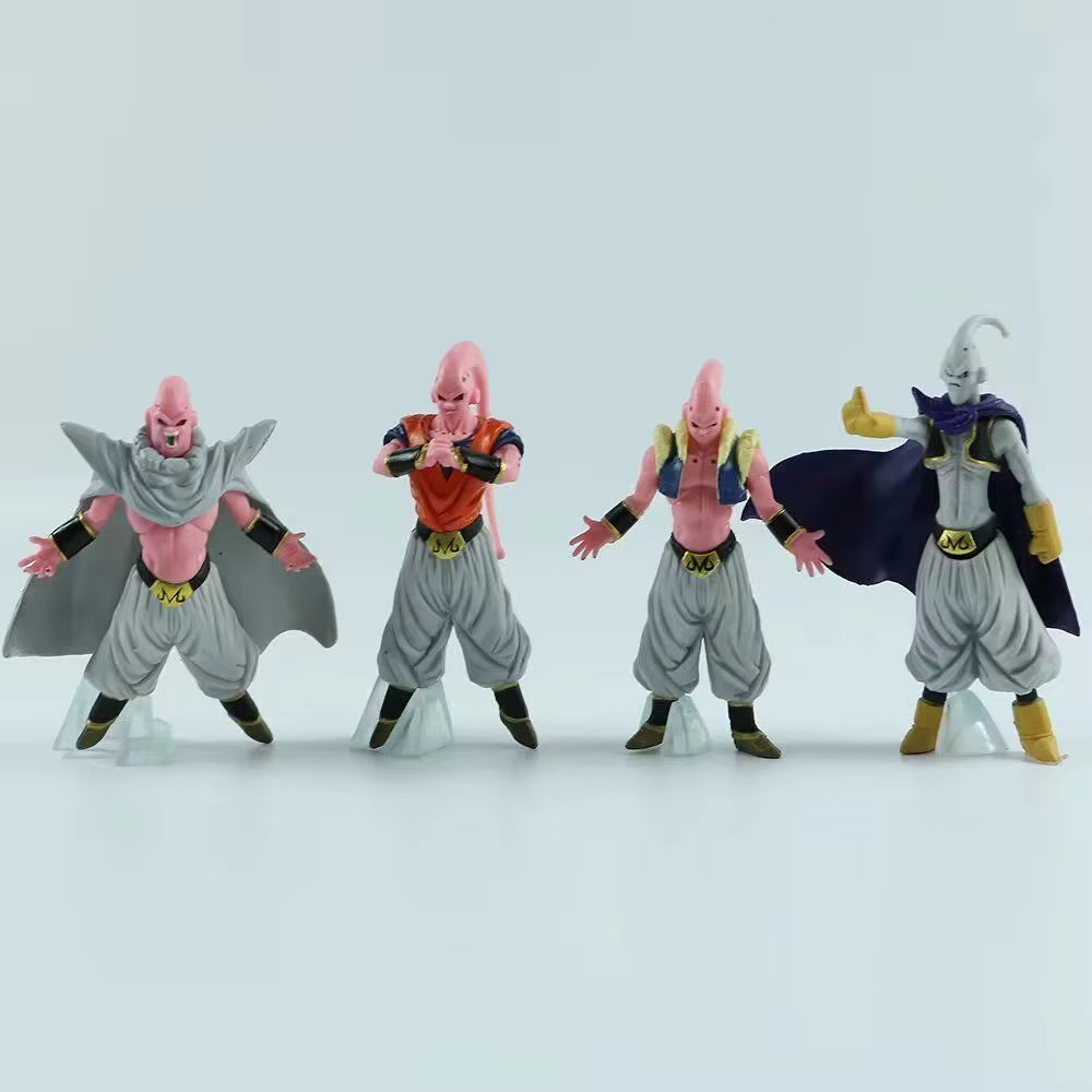 8Pcs/Set Dragon Ball Z Buu PVC Action Figure Collection Model Toys 7-11Cm