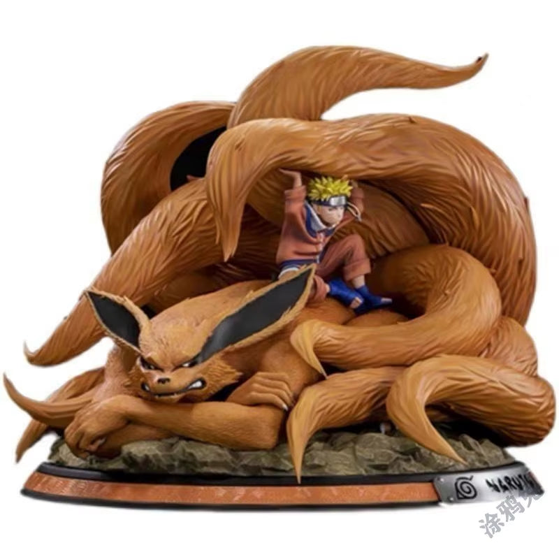 Glasses Factory Naruto Anime Series Surrounding Toys Nine Lamas Yin-Yang Nine Tail Landscape Hand Action Figures