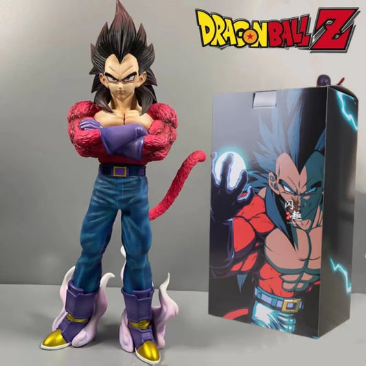 Dragon Ball Gk Violent Bear Super Four Vegeta Goku Pvc Figure Model Anime Peripheral Doll Toy Table Decoration Creative Gift