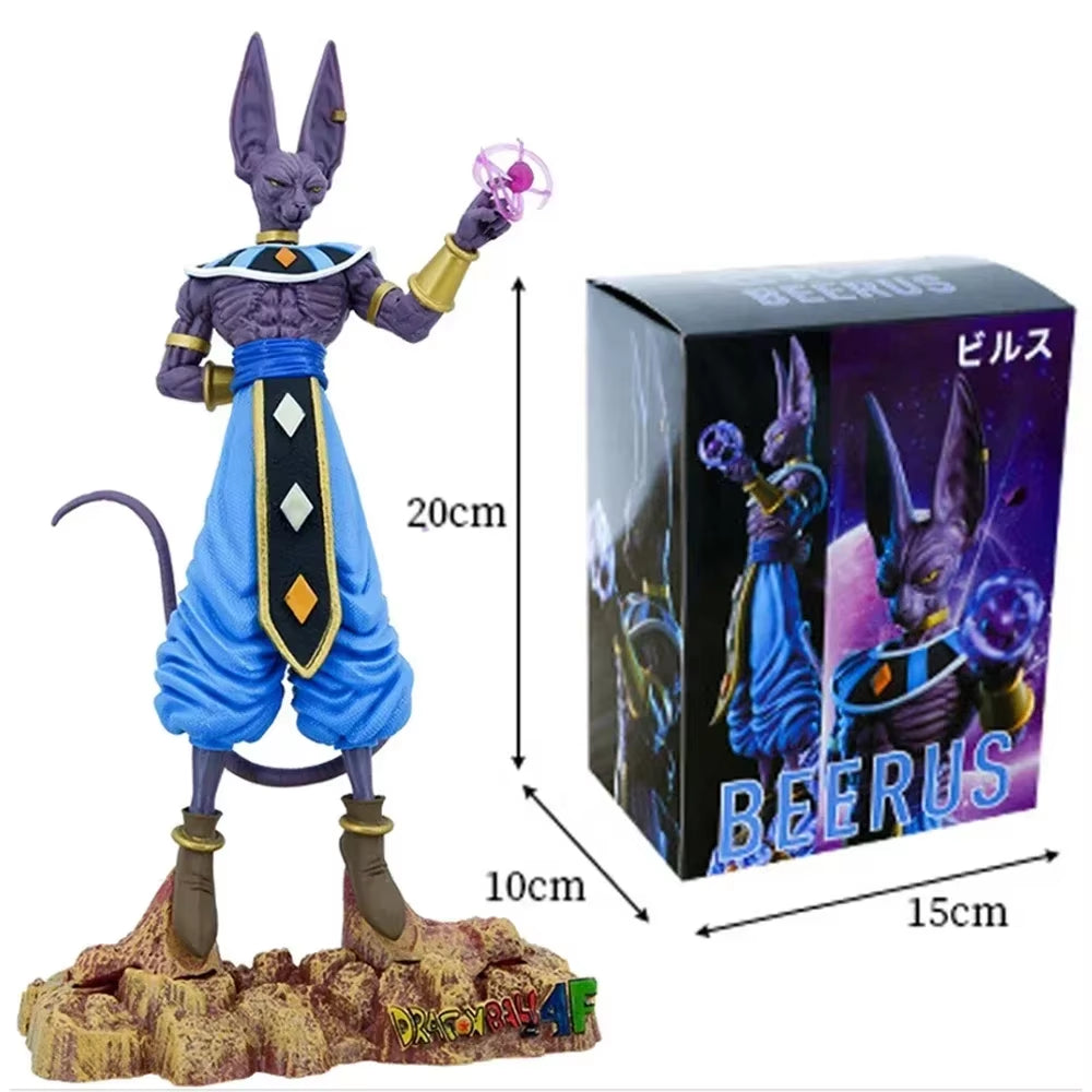 In Stock 30Cm Anime Dragon Ball Z Beerus Figure Super God of Destruction Figures Collection Model Toy for Children Gifts