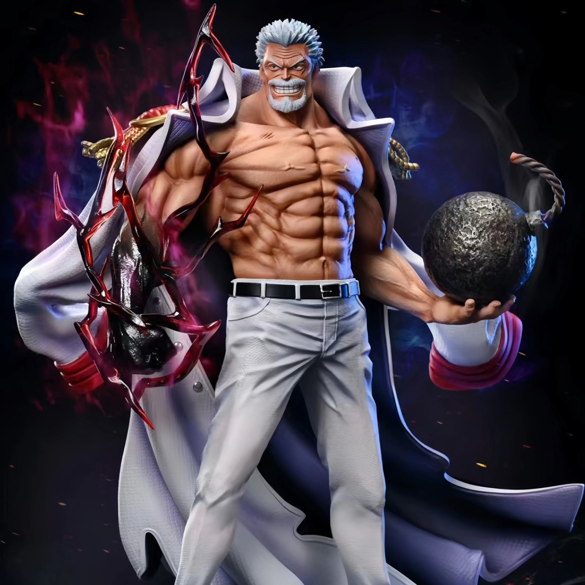 One Piece Anime Figure Monkey D Garp Standing Posture Series Model Dolls Action Figurine Pvc Collection Desktop Ornament Gift