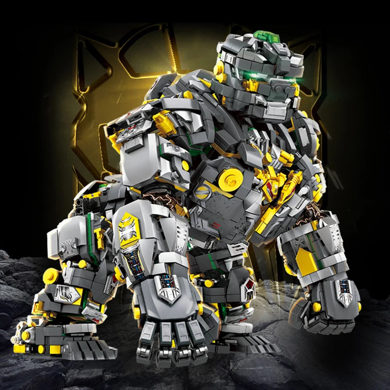 Neu Primal Transform Roboter MOC Bausteine ​​Sets Ziegel Spielzeug Riesenaffe Mecha Geburtstagsgeschenke für Jungen Kinder