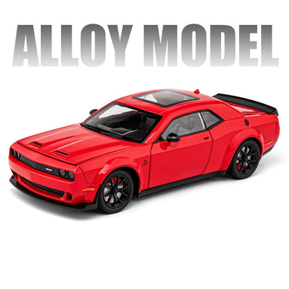 Dodge Challenger SRT Hellcat - Modelo de coche deportivo de aleación de metal fundido a presión