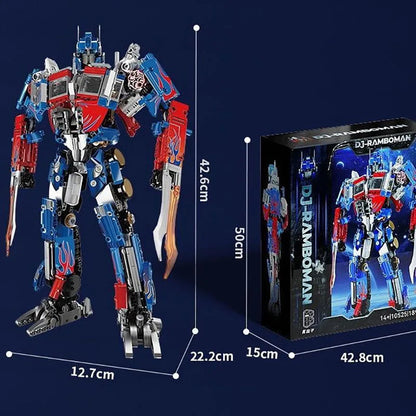 New Transformation Robot Cybertron Optimus Prime Megatron Building Blocks MOC Construction Bricks Toys Gift For Children Kids