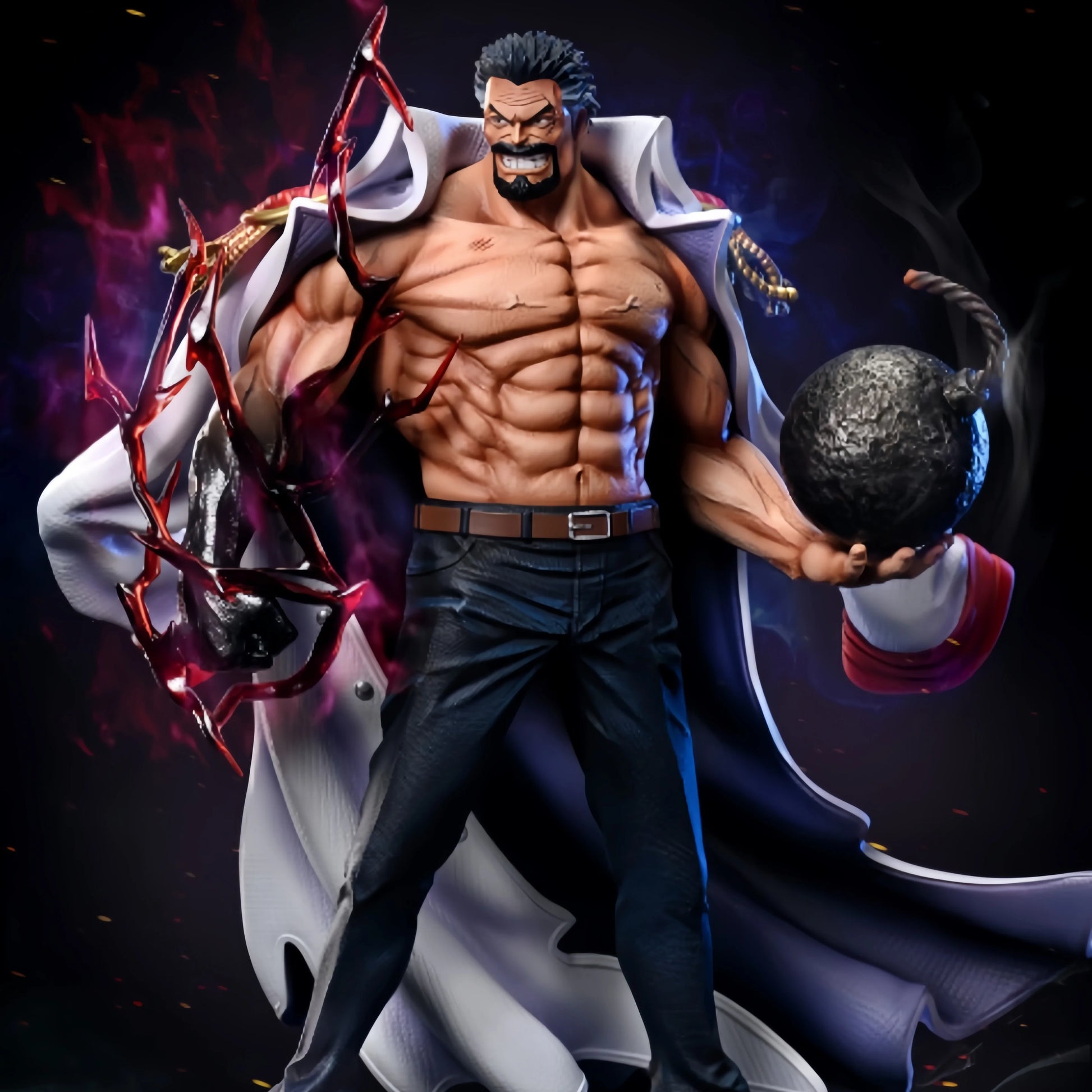 One Piece Anime Figure Monkey D Garp Standing Posture Series Model Dolls Action Figurine Pvc Collection Desktop Ornament Gift