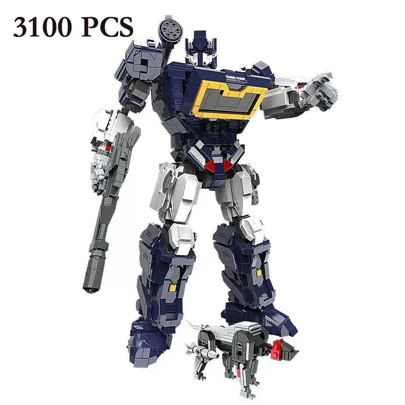 Creative Series Optimus Soundwave Bumblebeed Transformation Robot Building Blocks Deformation Moc Bricks Toys For Children Gifts