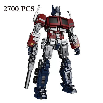 Creative Series Optimus Soundwave Bumblebeed Transformation Robot Building Blocks Deformation Moc Bricks Toys For Children Gifts