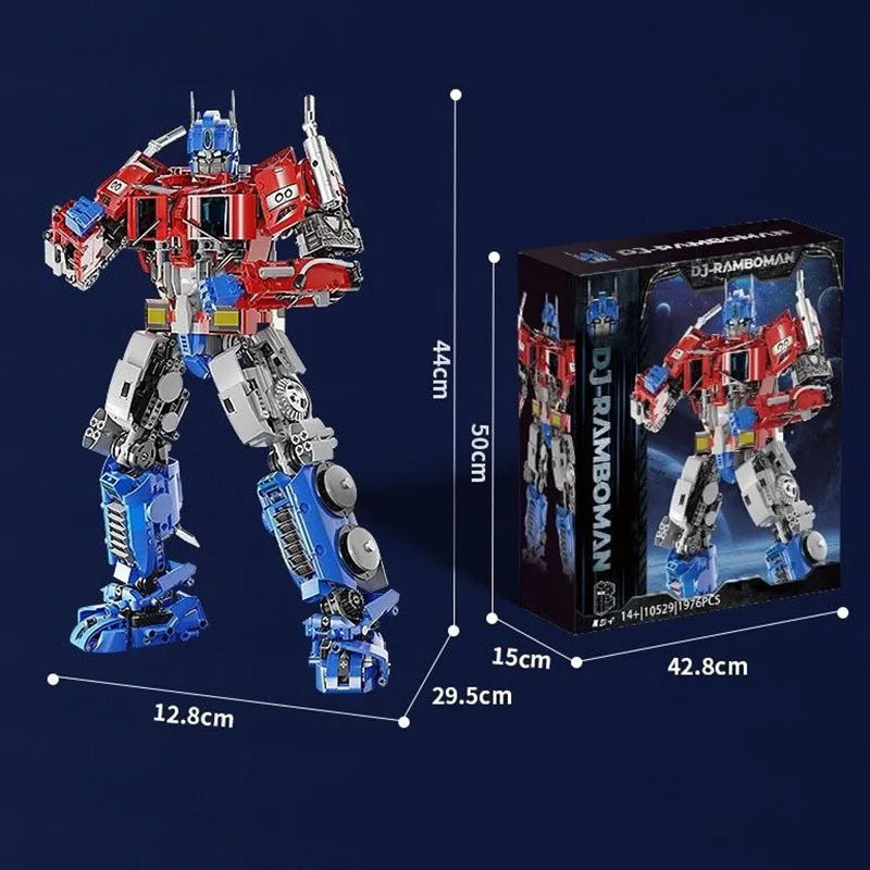 Neu Transformation Roboter Cybertron Optimus Prime Megatron Bausteine ​​MOC Bau Ziegel Spielzeug Geschenk Für Kinder Kinder