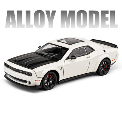 Dodge Challenger SRT Hellcat - Modelo de coche deportivo de aleación de metal fundido a presión