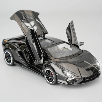 Lambo Alloy Super Car Model Sound Light