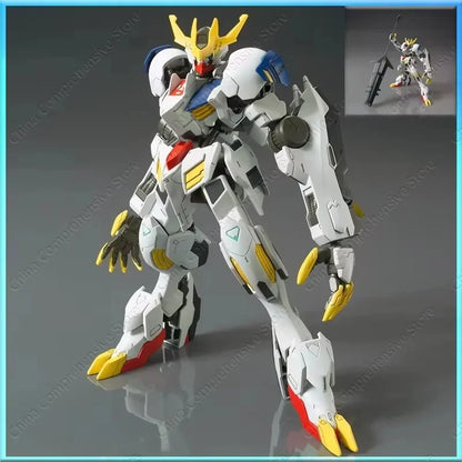 Barbatos King Form HG 1/144 ASW-G-08 Ensamblar el modelo Acción Robot Muñeca Juguetes para niños Decoración de escritorio Regalos navideños Coleccionable