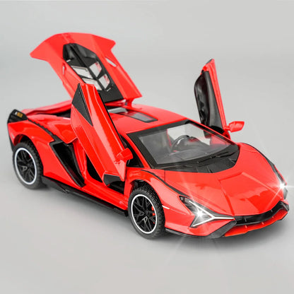 Lambo Alloy Super Car Model Sound Light