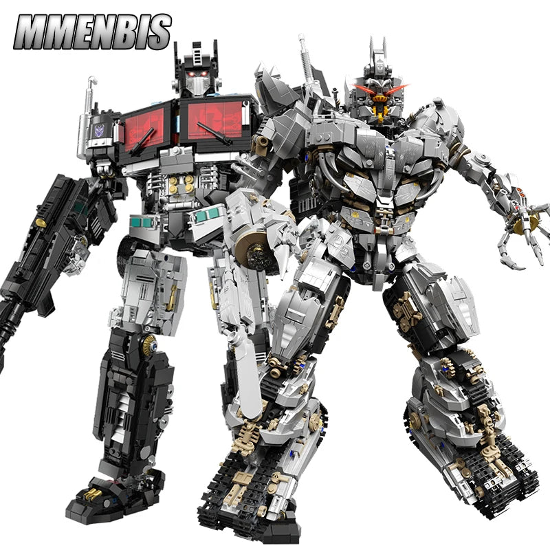 Transform Mecha Building Blocks Dark Robot Plastic Toys Model MOC Bricks Sets Christmas Birthday Gifts for Kids Adult Boys