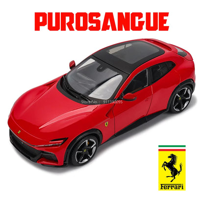 Ferrari Purosangue Alloy Luxury Vehicle Diecast Cars Model Toy Collection Gift