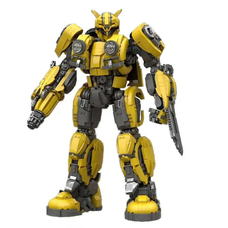 Bloques de construcción de robots de transformación Optimus Soundwave Bumblebeed de la serie creativa, juguetes de ladrillos Moc de deformación para niños, regalos