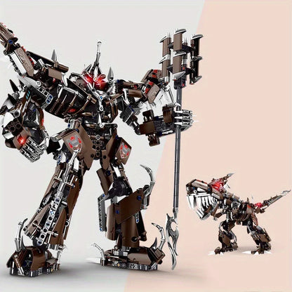 Mech 2 in 1 Form-shifting Kleine partikel baustein montage bausteine ​​spielzeug geschenk