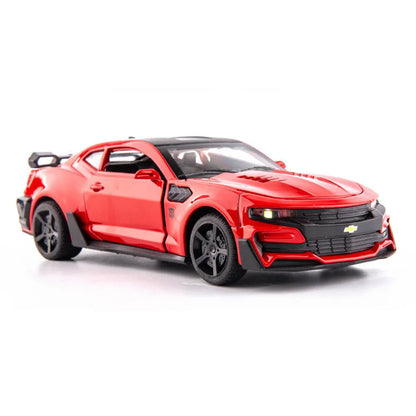 Camaro Toys Model Car Alloy Metal Diecast With 4 Door Opened Sound Light