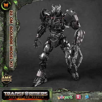 AMK SERIES Transformers Toy Movie 7: Rise of the Beasts - 22Cm Scourge Model Kit Action Figures for Boys Girls