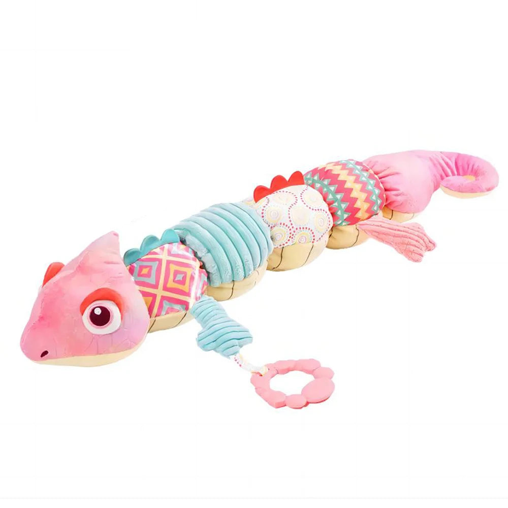 Baby Rattle Musical Caterpillar Worm Soft Infant Plush Toys Educational Interactive Sensory Toy for Babies Newborn Toddler Gift