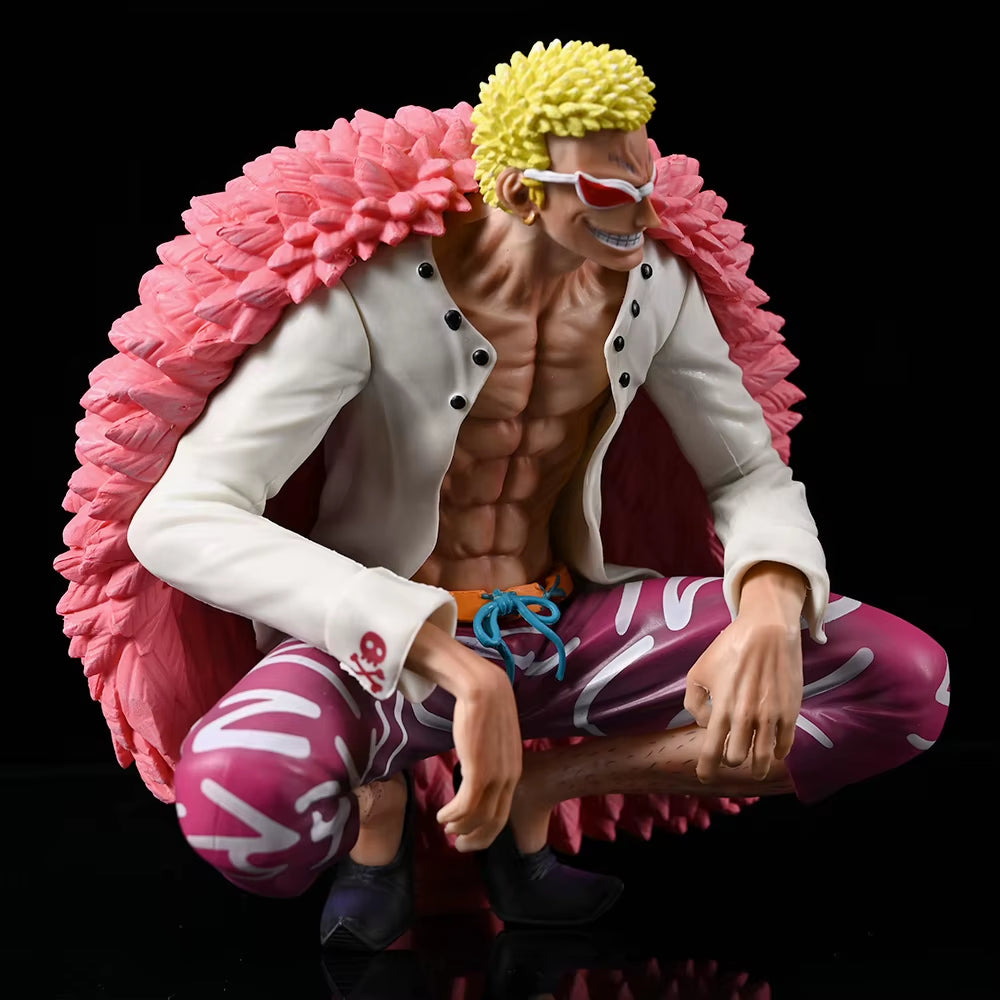 New 16Cm One Piece Anime Figure Donquixote Doflamingo Anime Action Figure 33Cm PVC Collection Model Doll Gifts Toys Decoration