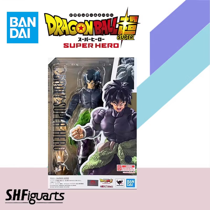 S.H.Figuarts Dragon Ball Super: Broly Super Hero Anime Action Figure - Finished Model Kit Toy Gift