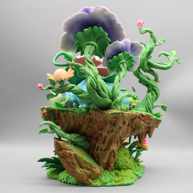 New Pokemon Action Figure Forest Wonderful Frog Flower Gk Pokemon Large Hand Model Animation Ornaments around Birthday Gifts