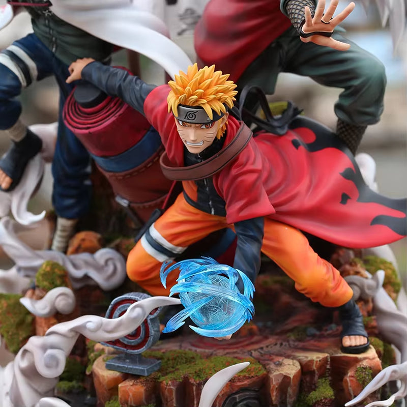 NARUTO Shippuden Figure Naruto Uzumaki Uchiha Itachi Uchiha Obito Anime PVC Action Figure Toy GK Statue Collectible Model Doll