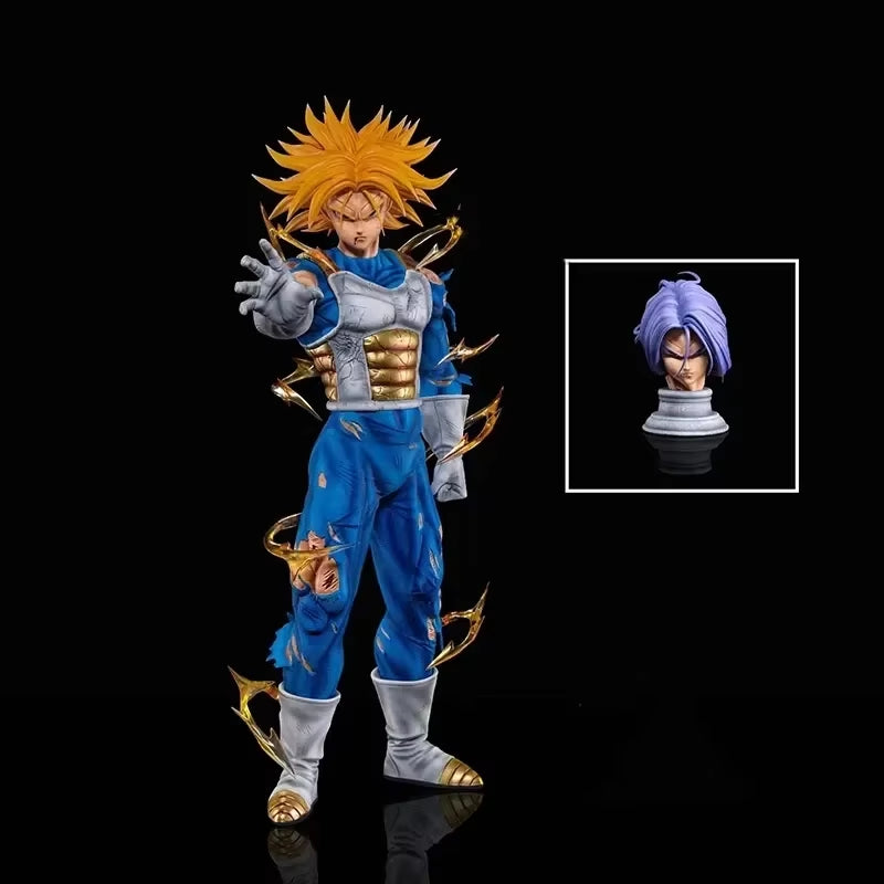 32Cm Dragon Ball Trunks Anime Figure Super Saiyan Action Figurines Statue Gk Dbz Pvc Collection Model Doll Children Toys Gift