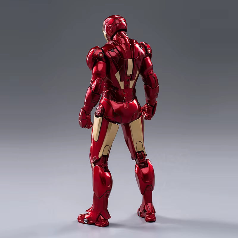 ZD Toys Iron Man MK4 Model 7Inches Action Figures Tony Stark Iron Man 1/10 Avengers Genuinely Collect Model Ornaments Boy Gifts