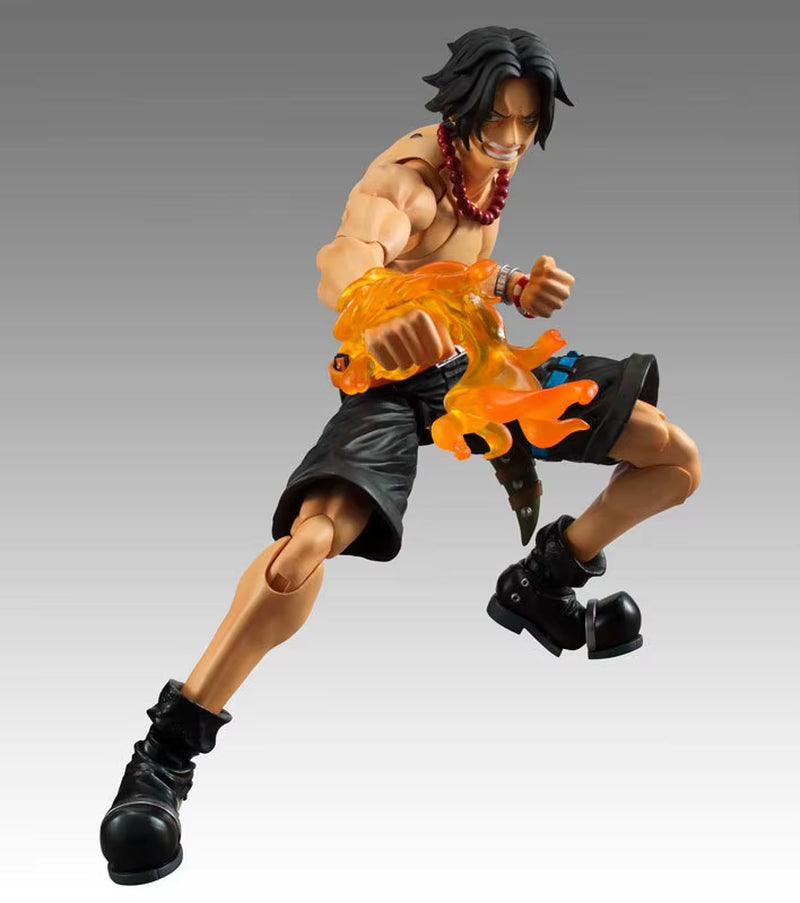 Anime One Piece 18Cm BJD Joints Moveable ACE PVC Action Figure Collection Model Toys