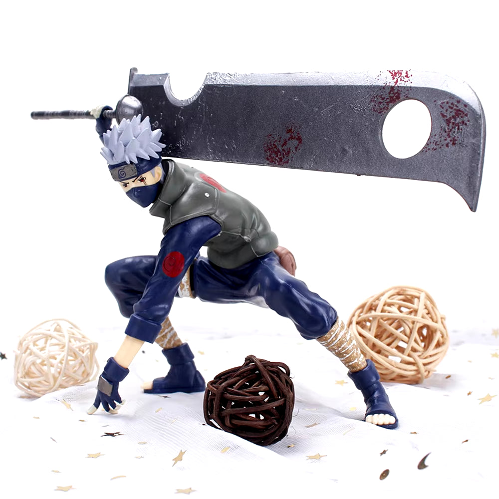 Anime Naruto Hatake Kakashi Figures NARUTO Accessories Action Figure Model Doll Cartoon Kids Children Toys Cool Birthday Gifts