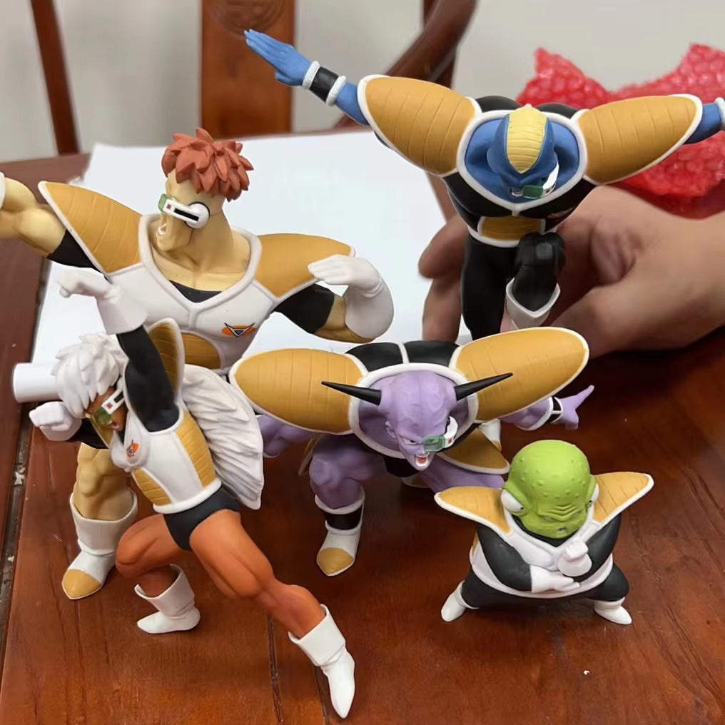 5Pcs Dragon Ball Figure Ginyu Force Jeice Ginyu Guldo Recoom Burter Action PVC Amine Collection Model Toys for Children Gifts