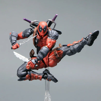 AMAZING YAMAGUCHI 15Cm X-MAN Deadpool New 2.0 BJD Articulated Joints Moveable Action Figure Model Toys