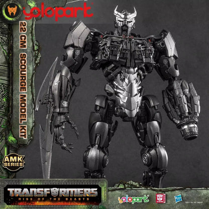 22Cm Scourge 18Cm Cheetor AMK SERIES Transformers Movie 7: Rise of the Beasts Model Kit Toys Model Figures Studio