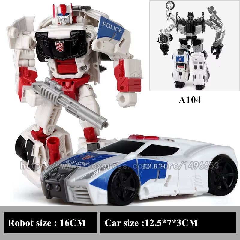 Haizhixing 5 in 1 Transformation Robot Car Toys Anime Devastator Aircraft Tank Model KO Boys Truck Collection Kid Adult Gift